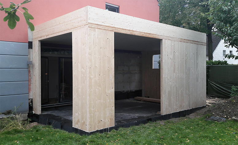 Anbau an ein Einfamilienhaus